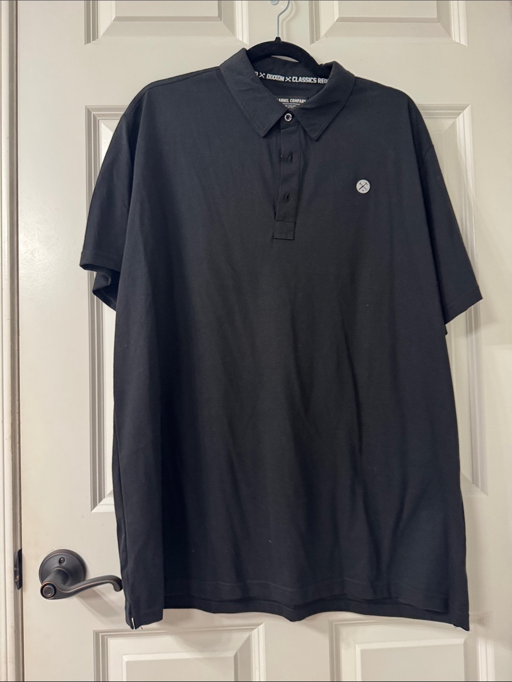 Dixxon Classic Black Polo Shirt - Casual Men's Short Sleeve